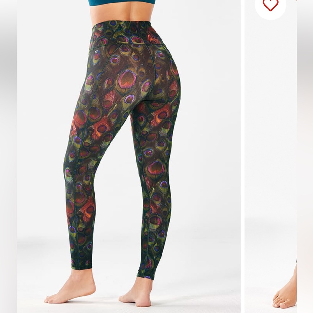 Fabletics peacock feather leggings